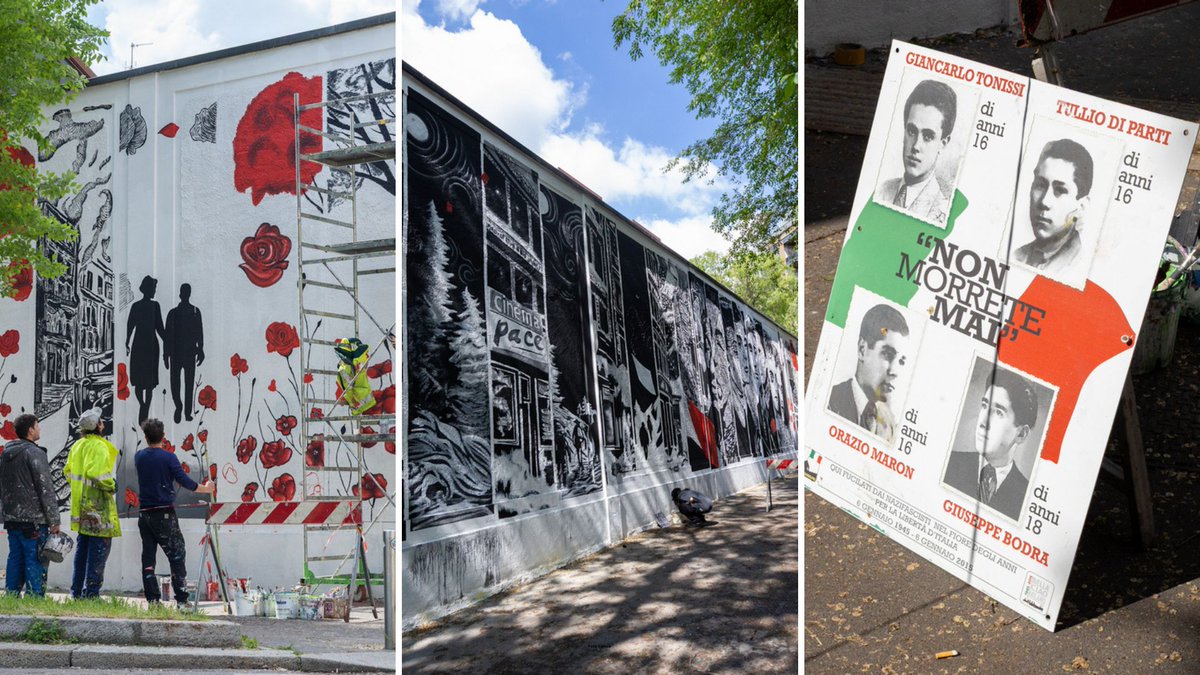 paolabest64's tweet photo. 📌 Buon #80ntesimo Compleanno Cara #Repubblica_Italiana #Fondata sul #Lavoro e sull'#Antifascismo. 💢 💚🤍❤
#2Giugno_1946_2026
Murale “I RAGAZZI DI VIA BOTTICELLI” - Milano Memoria - Comune di Milano https://t.co/5YLQuVNubG https://t.co/5UnyPdBTXx