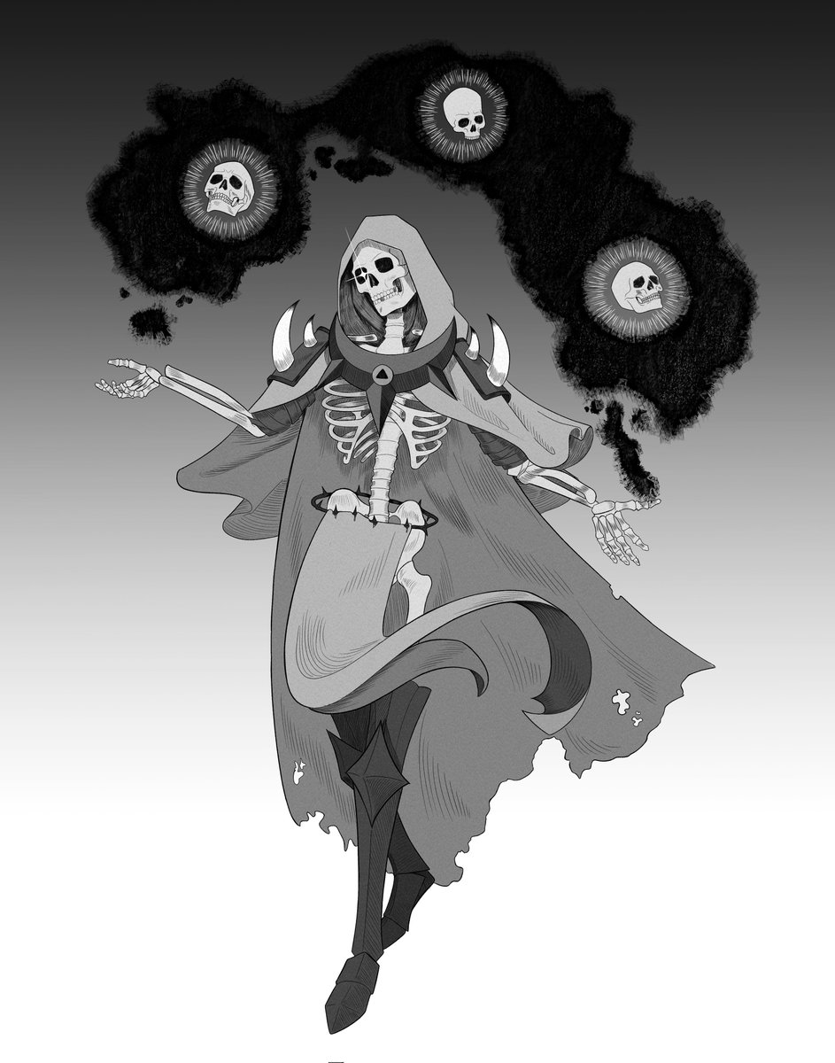 olivedraw's tweet photo. A fun Necromancer comm 💀✨ https://t.co/rk5THamtBp