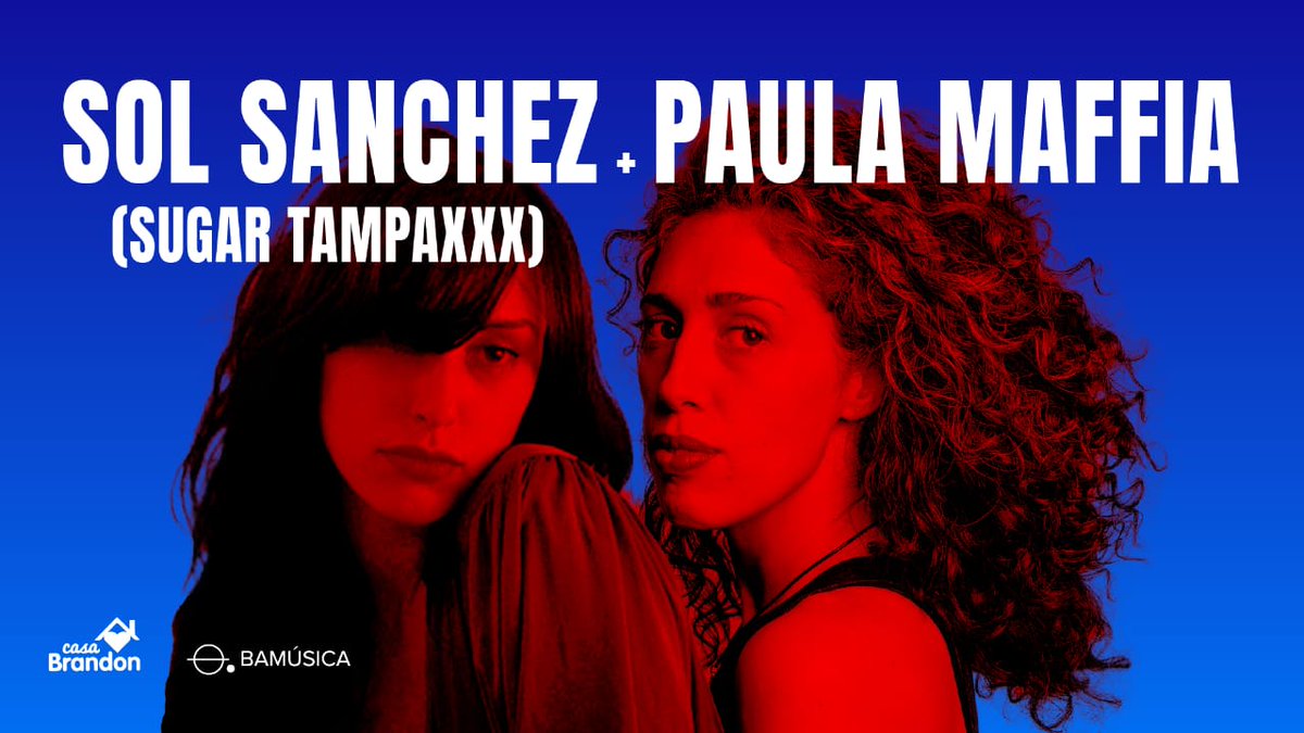 PaulaMaffia's tweet photo. ESTE Jueves 4/6 en @casaBrandon, 20.30hs, junto a Sol Sánchez
(Sugar Tampaxxx) - Tickets SIN service charge mandando mail a paulamaffia@gmail.com https://t.co/BfAvSh7duC