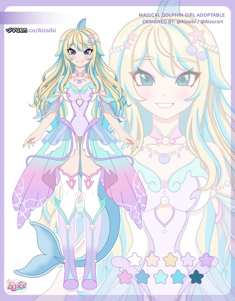 Aizaibi's tweet photo. I made an #adoptable 🫪
✦ Can be used as a vtuber design
✧ Available to purchase on my VGen for 35 USD
(Full terms of use are also on there)
#vtuber #adopt https://t.co/QcRnXF6xku