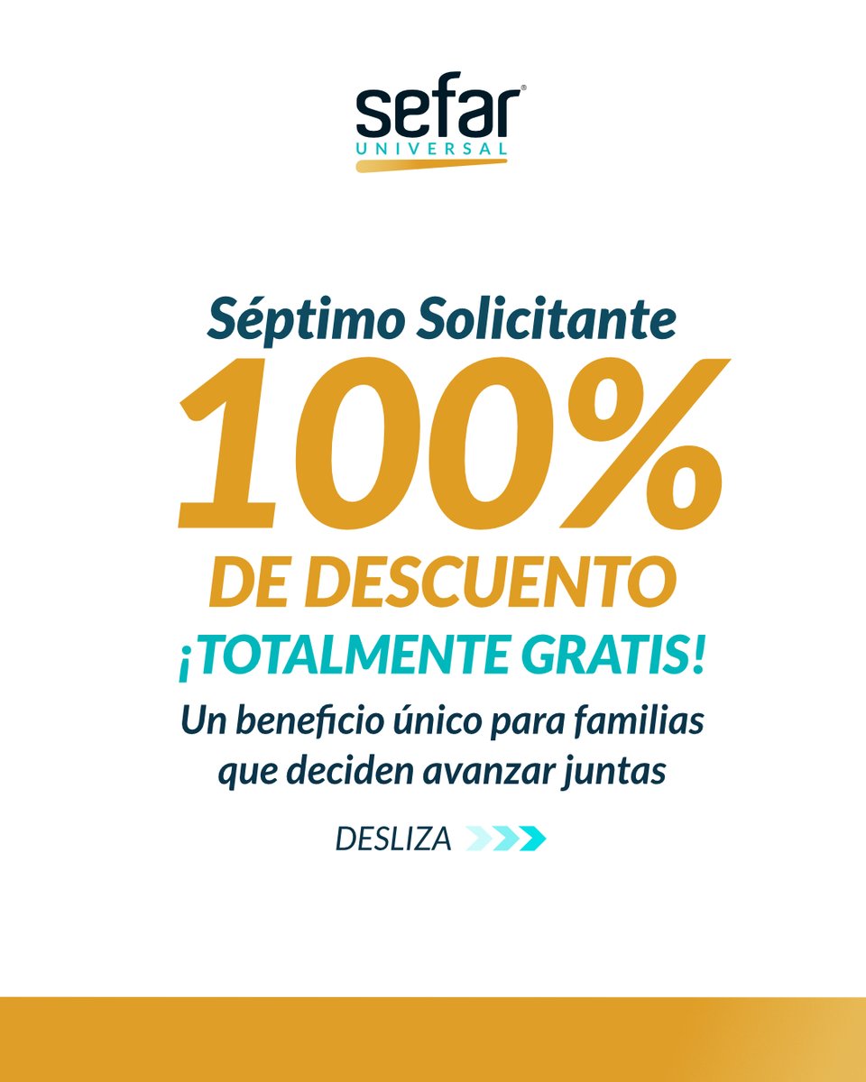 SefarUniversal's tweet photo. 🎟️Precio promocional: 139€ aplicando el cupón FEBREROSEFAR  

Además, si decides avanzar junto a tu familia, podrán disfrutar de descuentos progresivos… ¡y el séptimo solicitante es totalmente gratis!    

Pregúntanos cómo https://t.co/c5IczzTH9m