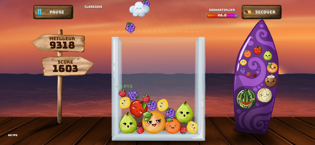 dimeao's tweet photo. 🍉Nouvelle mise à jour de Zookaa Fruits disponible sur itch, améliorant l'expérience sur appareils Android !
Détails (EN/FR) :
https://t.co/ZroBnX9sIO
📱(Mise à jour en cours de validation sur Google Play)
#indiedev #gamedev #godotengine https://t.co/YZdysX5f1q