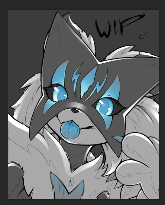Sylfeanne's tweet photo. Meoscarada &amp; Zeraora oc - some steps 💕 https://t.co/J1vk0OFvOw