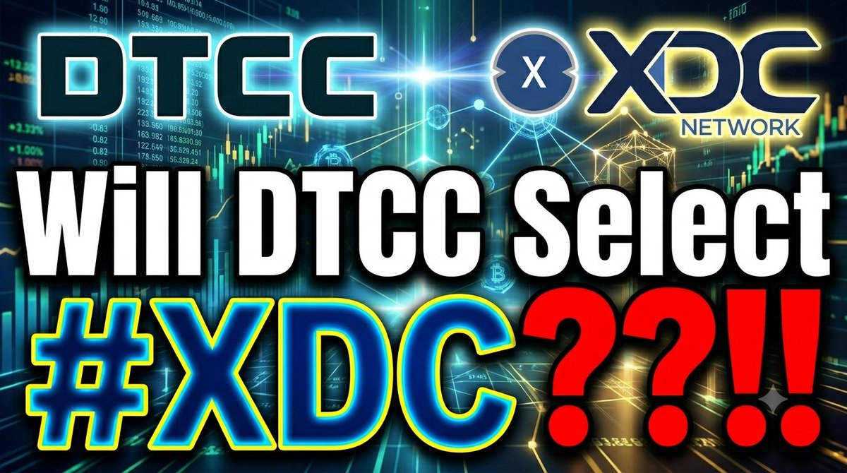 CryptoReady11's tweet photo. NEW #XDC #DTCC VIDEO: https://t.co/NBEiKwq1Hq

🚨WILL #DTCC SELECT #XDC??!! https://t.co/mwoCxhuEI9