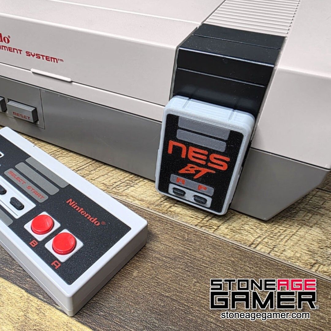 StoneAgeGamer's tweet photo. New from Humble Bazooka, it's the NES BT! Play your NES games with your favorite Bluetooth controllers! Available now at Stone Age Gamer: https://t.co/SG65WUCsxV https://t.co/spPynAbOg3