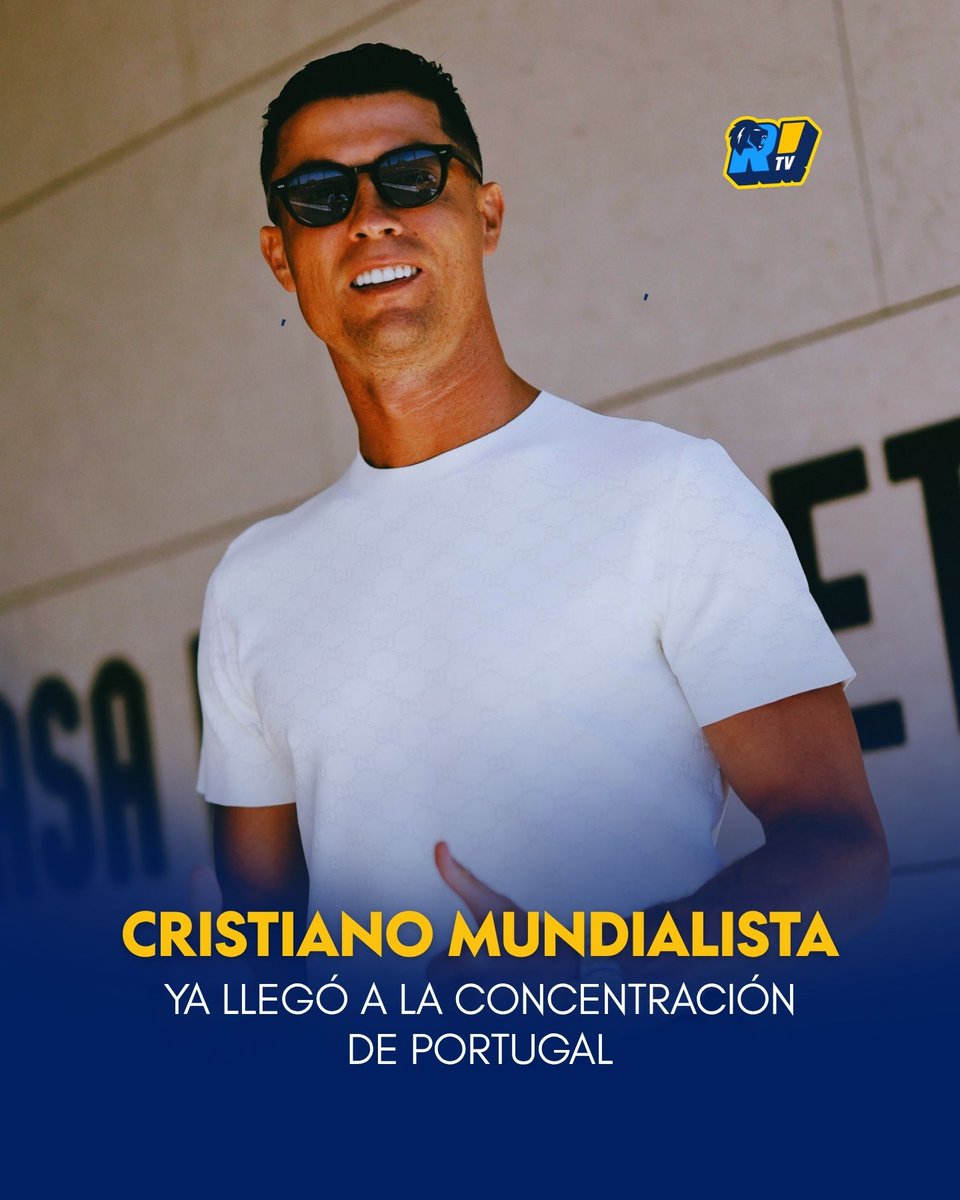 RugeTVdigital's tweet photo. 🇵🇹 👑 🛬 ¡EL COMANDANTE ESTÁ EN CASA! #CristianoRonaldo se une a Portugal para iniciar la ruta mundialista.

El búnker de la Selección de #Portugal está oficialmente completo y con la máxima energía. El astro y capitán luso, Cristiano Ronaldo, se sumó este lunes a la concentración de su país para ponerse de inmediato a las órdenes del cuerpo técnico e iniciar los trabajos de preparación de cara a la Copa del Mundo 2026. 

#CristianoRonaldo #CR7