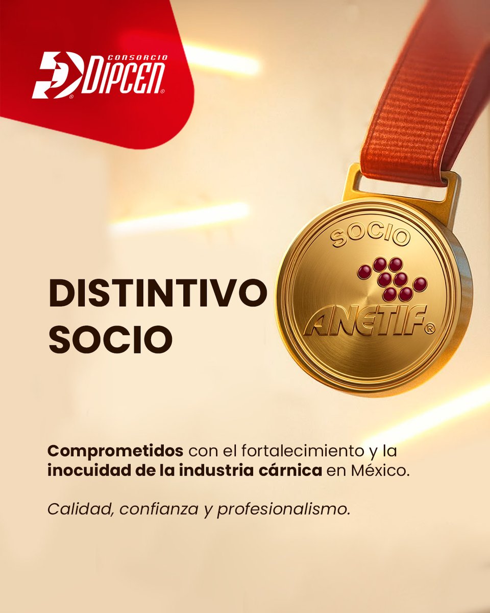 CDipcen's tweet photo. El liderazgo en el #SectorCárnico se construye con responsabilidad diaria. 🤝🥩

Nos enorgullece compartir que hemos recibido el Distintivo de Socio @anetif , un reconocimiento a nuestro trabajo constante en favor de la inocuidad en México. 🏆🇲🇽 https://t.co/sOB8bktFGF