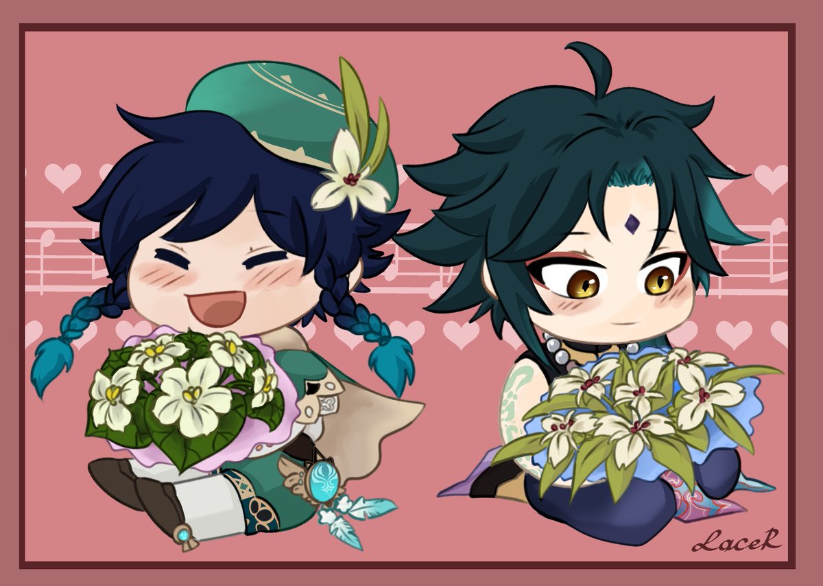soy_lacertae's tweet photo. #xiaoven i did this one for valentine's day :3 https://t.co/uA4tcIS4aX
