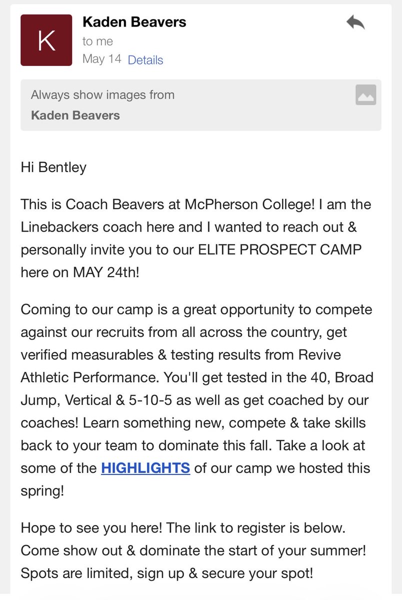 bentley_smith40's tweet photo. thankful for the invite to @MACBulldogsFB  football camp. https://t.co/KSQ2neuE50