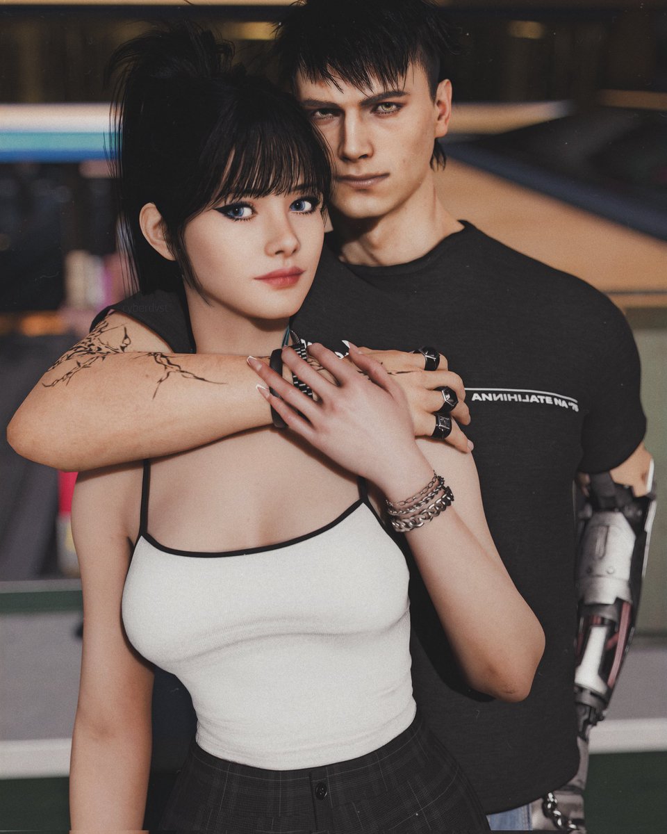 cyberdvst's tweet photo. ⋆𐙚₊˚OCs: Morgana Brooks &amp; Kayn

#Cyberpunk2077 #cyberpunkvp https://t.co/euXi577l75