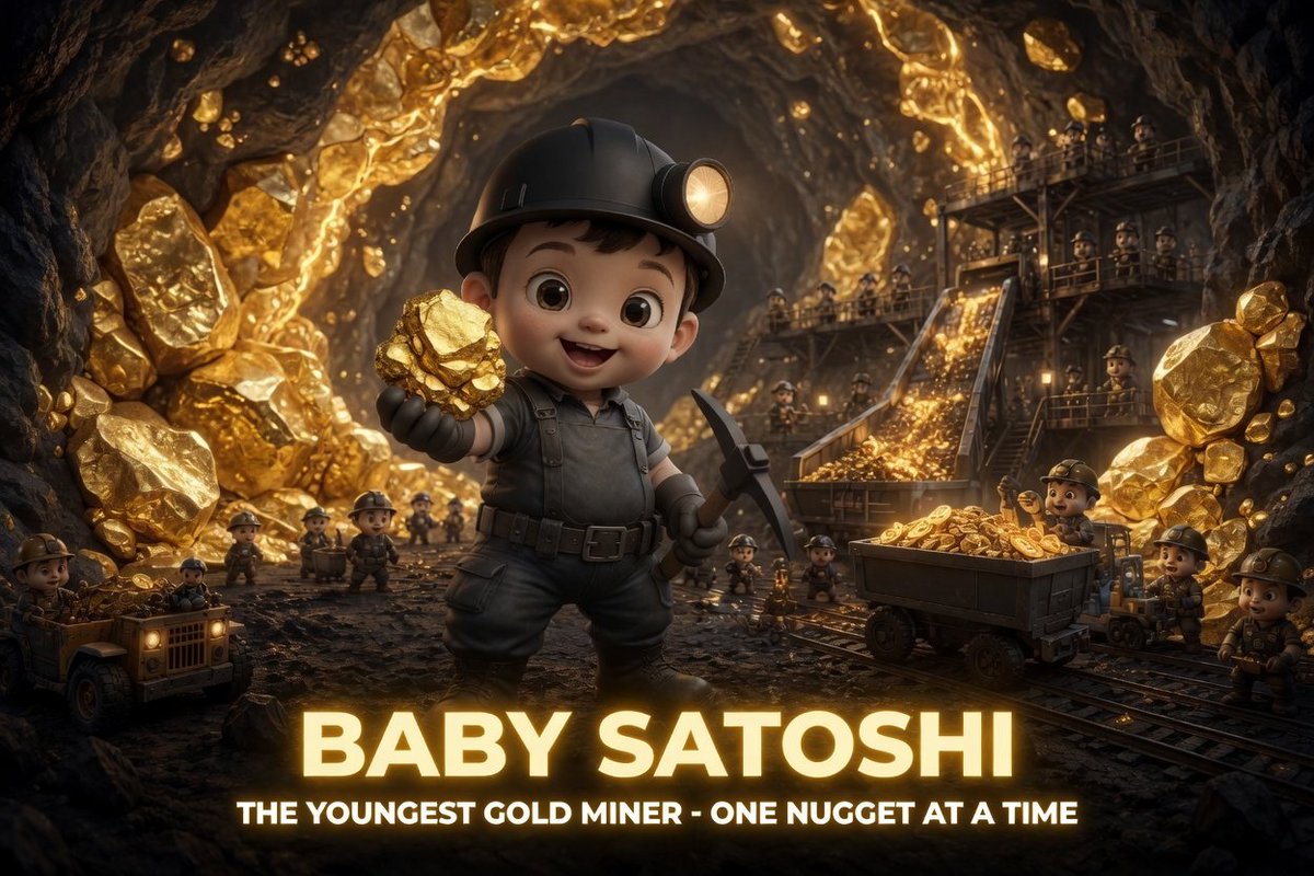 BabySatoshiBSA's tweet photo. 👶⛏️ THE MINE IS OPEN
While others talk...
We build.
While others promise...
We work.
💎 No Presale
🚀 Community First
⚒️ Fair Launch
The journey has begun.
Are you ready to join the mission?
#BabySatoshi #BSAT #Bitcoin #BTC #Crypto #Memecoin https://t.co/skaVSFsiJv