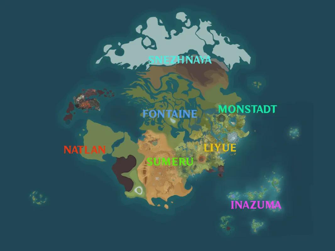 Bardopacotilla's tweet photo. Si todas las naciones de Teyvat entraran en guerra entre sí, ¿cuál saldría victoriosa al final? Formen grupos de 3 y debatan sus respuestas. https://t.co/pVeAFPwb2f