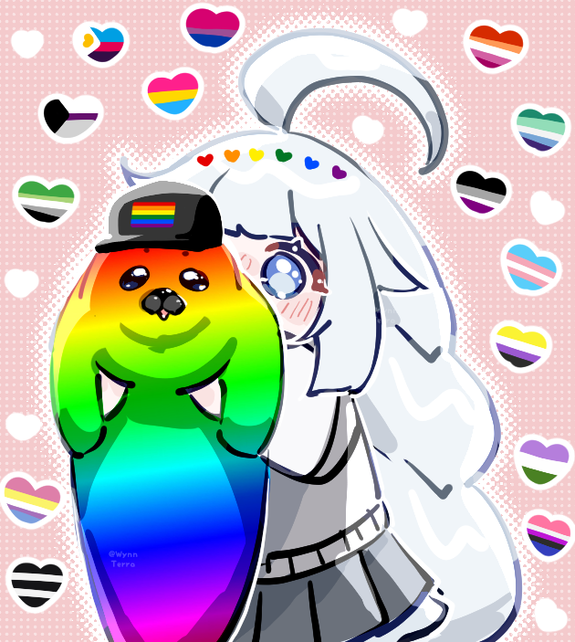 WynnTerra_'s tweet photo. HAPPY PRIDE MONTH!! 🌈 MY SEAL IS GAY!!! 🏳️‍🌈 https://t.co/kf1UbIWhG4