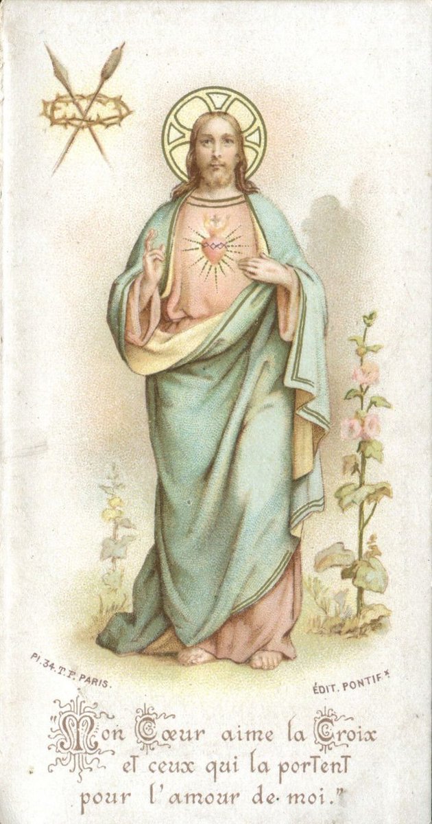 FiatLuxGenesis's tweet photo. June is the month of the Sacred Heart of Jesus

To the Sacred Heart

by St. Francis De Sales.

May Thy Heart dwell always in our hearts!

May Thy Blood ever flow in the veins of our souls!

O sun of our hearts, Thou givest life to all things by the rays of Thy goodness!

I will not go until Thy Heart has strengthened me, O Lord Jesus!

May the Heart of Jesus be the King of my heart!

Blessed be God. 

Amen