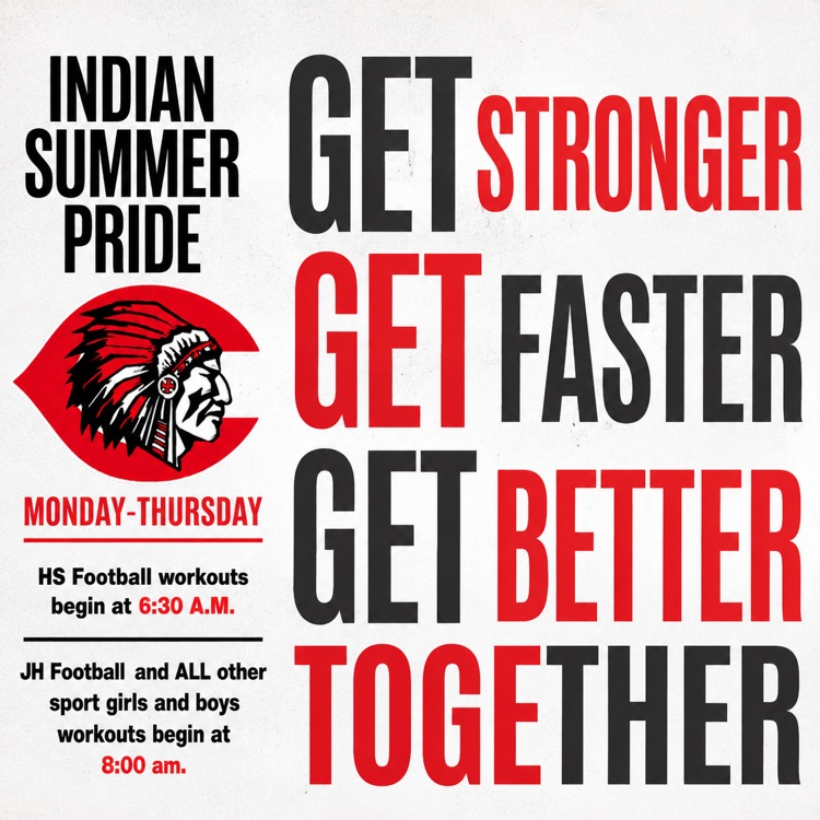 CPSIndians's tweet photo. ‼️CMS-CHS Athletes‼️

Summer Pride has started...
Can't wait to see you there!

🔴 This is for ALL upcoming  6th- 12 graders that are enrolled at CPS!

🔴 Last around 1 hour 

🔴 Make sure to check with summer pride coach about it conflicting schedules! https://t.co/05PdYaBO9d