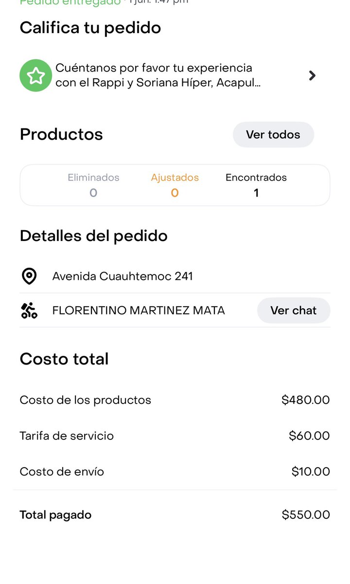 fermel_15's tweet photo. Oye @RappiMexico, no me parece justo que cobren de más a sus clientes. Qué casualidad que los costos de mi pedido cambiaron justo al momento de la entrega. El precio mostrado al comprar debería respetarse. Exijo una aclaración y una solución inmediata.

Es una estafa!! 

@Profeco https://t.co/2yoowiSEYZ