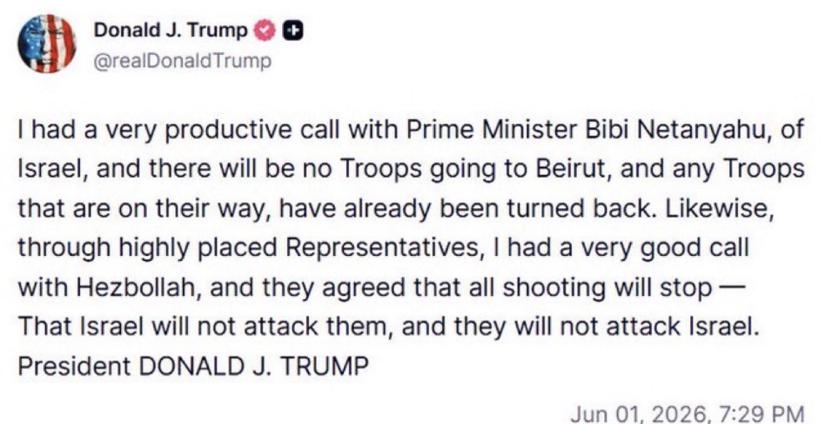 HammerofJudea's tweet photo. This is disgraceful. President Trump is being played by the IRGC. There’s no doubt about it. The Trump administration originally aimed to stop the ballistics, destroy Iran’s nuclear capability—which requires physical action—and cut off the proxies. They stopped long before completing the campaign.

Now Trump is giving them another pass: he has dropped the ballistics and proxy issues and is pressuring Israel 🇮🇱 to halt operations so talks can continue.

This is sickening. It’s time for Israel to grow a spine. Our leaders must declare that this is unacceptable. You want to go your own way, America? Fine. That’s certainly your right. We appreciate that we were able to cooperate so effectively with you throughout the campaign. Yet we in Israel cannot stop, hence we cannot be a part of your diplomatic process with the genocidal mullahs.

We face existential threats on every border, and Iran is the most dangerous threat of all.

We are not a vassal state, despite the antisemites’ absurd claims that we control the U.S. 🇺🇸.

Only the blind fail to see that we have become a dog on a leash. Trump says jump and Bibi asks how high. This must stop. It is a desecration of God’s name. We are a sovereign state—let’s act like it.