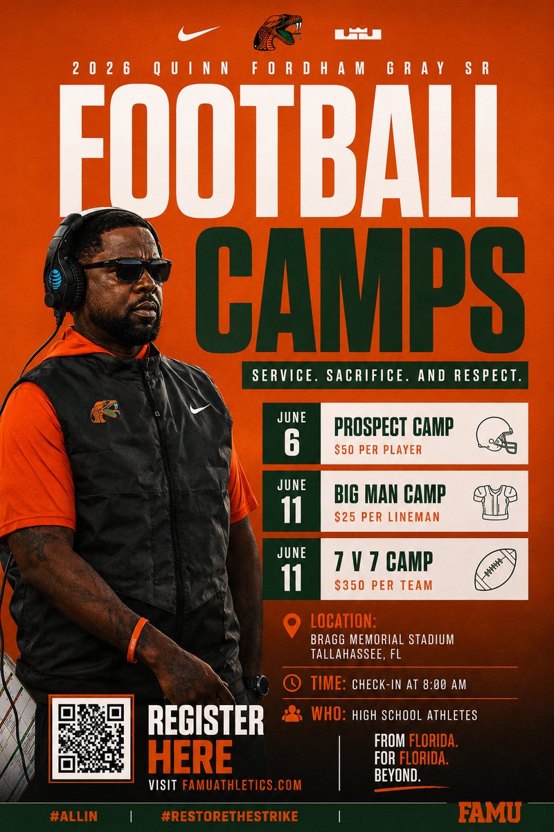 CoachQGray's tweet photo. Its camp week, and spots are limited so make sure you get registered today!!! 
#ALLIN #RestoreTheStrike https://t.co/uUTaFZQFlD
