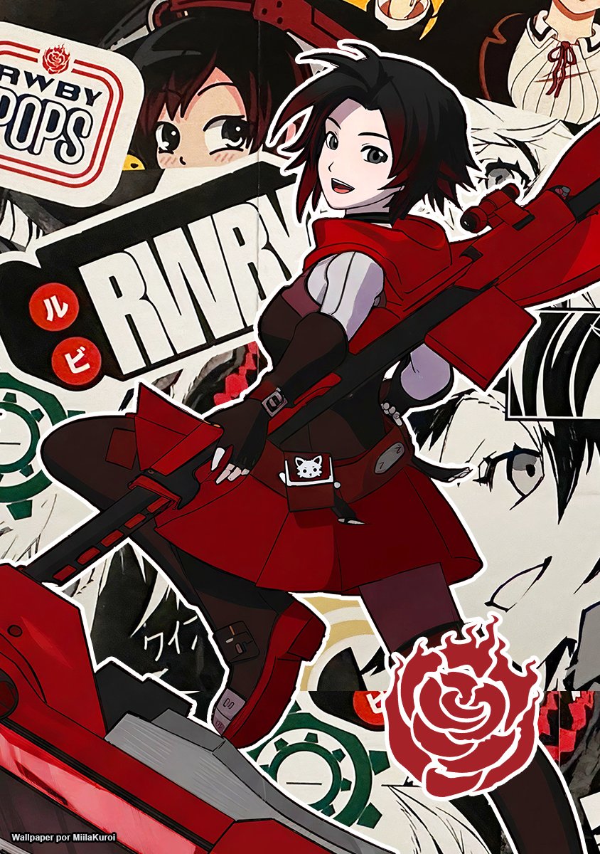 Miilakuroi's tweet photo. Les comparto estas imágenes de Ruby que fueron una solicitud para hacer un vinilo skin para laptop 💻

Espero les sirva para sus fondos de escritorio o algún póster ❤️🌹

#RWBY #RWBYfanart https://t.co/T5Tt5DyCnF