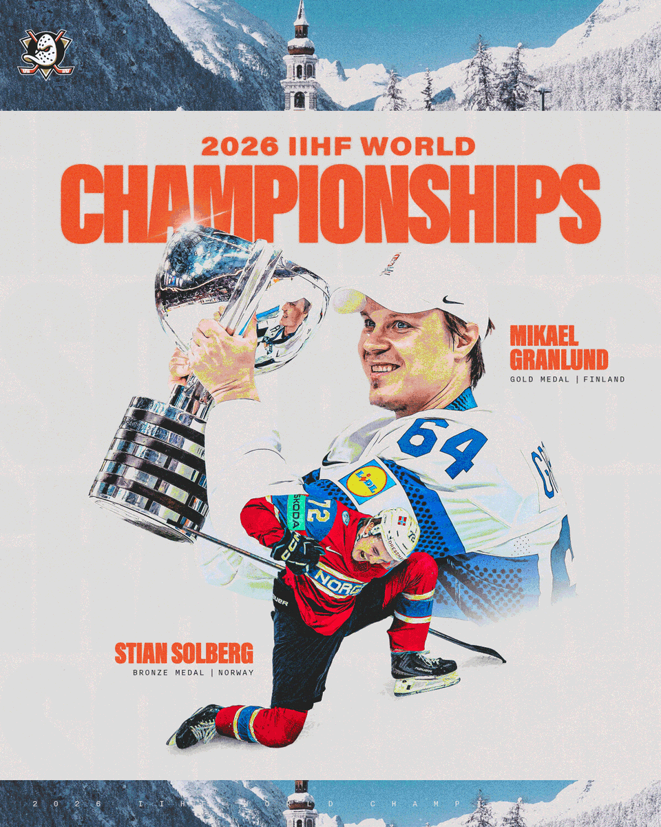 AnaheimDucks's tweet photo. Proud of our flock.

Our Ducks brought home hardware at #MensWorlds 🏆

#FlyTogether https://t.co/X3UkETWtrB