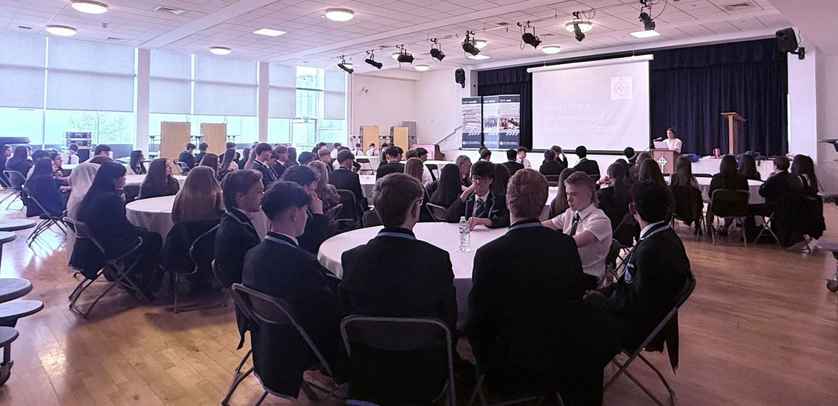 _stcolumba's tweet photo. Great induction day today for our new S6 💫 Big thanks to former pupil, Amelia Vance, for her inspiring words 😊
We are looking forward to a brilliant year ahead!
#Faith 
#Ambition 
#Inclusion 
#Perseverance https://t.co/Jem67LneW5