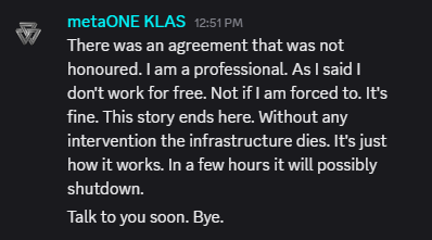 Claw_Land_DAO's tweet photo. Please 🙏 consider unstaking CLs, and revoking $WAGE staking & Marketplace contracts on the CLD Legacy infrastructure https://t.co/dBMh3QkLRy 

Our new infrastructure #CLD2.0 Is being built per https://t.co/FqZMpvUPQQ & ALL smart contracts will be Community owned & managed, moving forward [ WITHOUT LEGACY DEV ]

@Claw_Land_DAO will continue to host legacy infrastructure, however Legacy DEV, never actually gave ownership or the ability to maintain smart contracts, 

- Please proceed accordingly