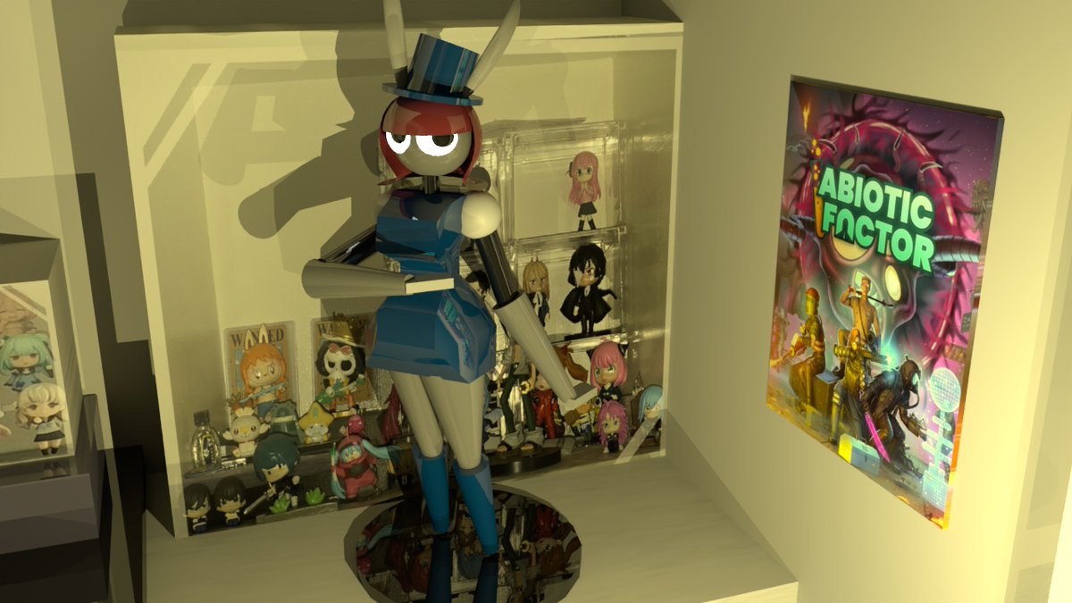 Trinitroid's tweet photo. University stuff - 3D Render of my own room https://t.co/J4deaSDEdT
