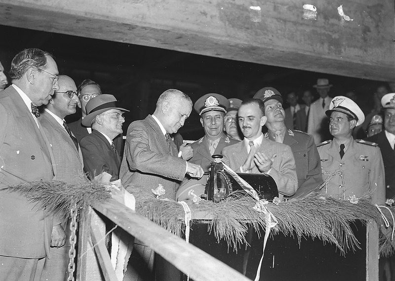 drewcrawford_'s tweet photo. The United States once paid Brazil to build a steel mill.

In 1940, the U.S. Export-Import Bank authorized a $25 million dollar credit to build Brazil's first integrated steel mill.

In 1943, Eximbank added another $20 million dollars for equipment and construction.

The total Eximbank financing reached $45 million dollars, making it the bank's first industrial development project anywhere in the world.

The loan was part of a deal called the Washington Accords.

In exchange, Brazil gave the U.S. air base access in the Northeast to hunt German submarines in the South Atlantic.

The largest of those bases, Parnamirim Field in Natal, became known as the Trampoline to Victory.

The plant was called Companhia Siderúrgica Nacional, or CSN.

It was founded by presidential decree on April 9, 1941, signed by President Getúlio Vargas.

Construction started in Volta Redonda, about 75 miles west of Rio de Janeiro.

Roughly 10,000 workers were mobilized to build it.

The first steel rolled off the line in 1946, under President Eurico Dutra.

CSN became Brazil's largest steel producer, and Volta Redonda became Brazil's first industrial city.

The mill that built modern Brazil was paid for by an American wartime decision.