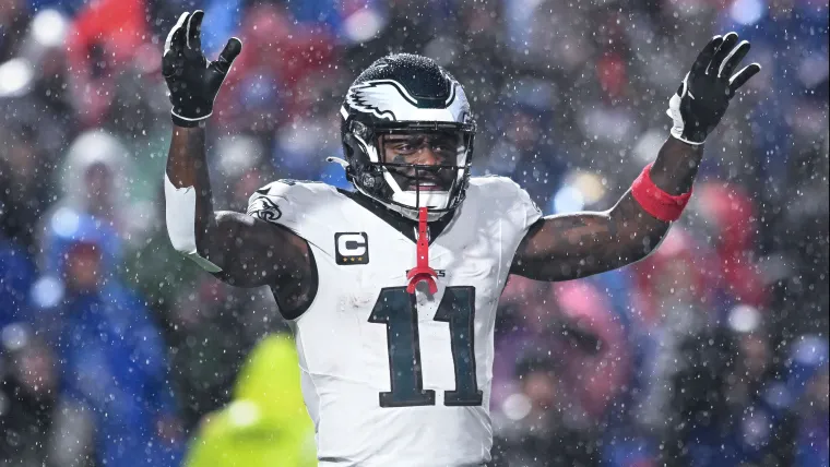 SundayLeagueNFL's tweet photo. 🚨✅ Eagles are trading A.J. Brown to the Patriots for a 2028 first-round pick and a 2027 fifth-round pick.

#NFL | #NFLUK | #NFLFantasy https://t.co/uPBD8AmItS