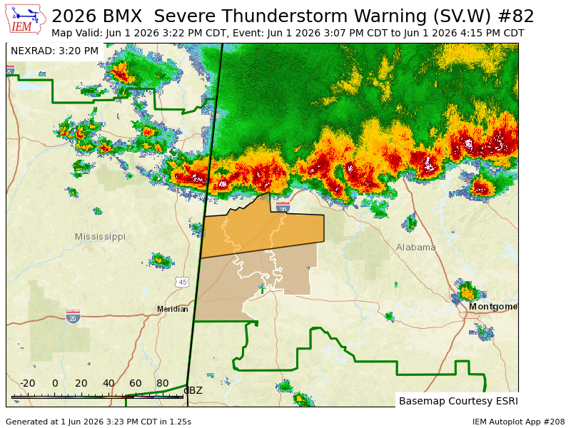 SapperFoxtrot's tweet photo. BMX continues Severe Thunderstorm Warning [wind: 60 MPH (RADAR INDICATED), hail: 1.00 IN (RADAR INDICATED)] for Greene, Hale, Sumter [AL] till 4:15 PM CDT https://t.co/zNRlHy2rpf https://t.co/ePXyGEEIGK