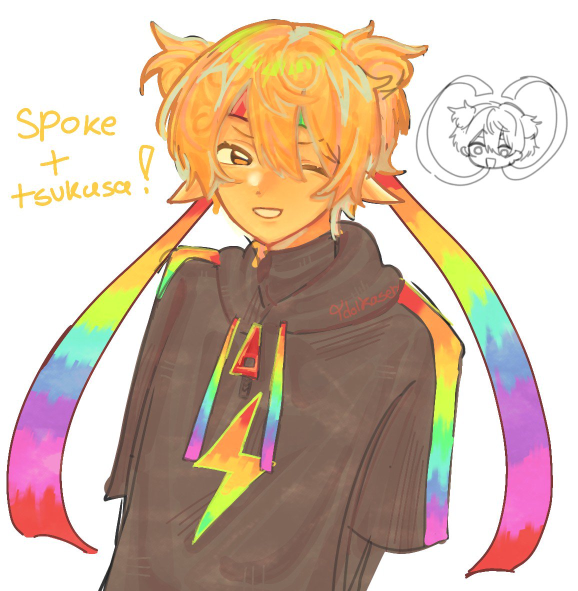 toastedflan's tweet photo. SPOKEKASA OHMYGOD!!!!! #prsk_fa #uufanart https://t.co/YDiBkxVmqX