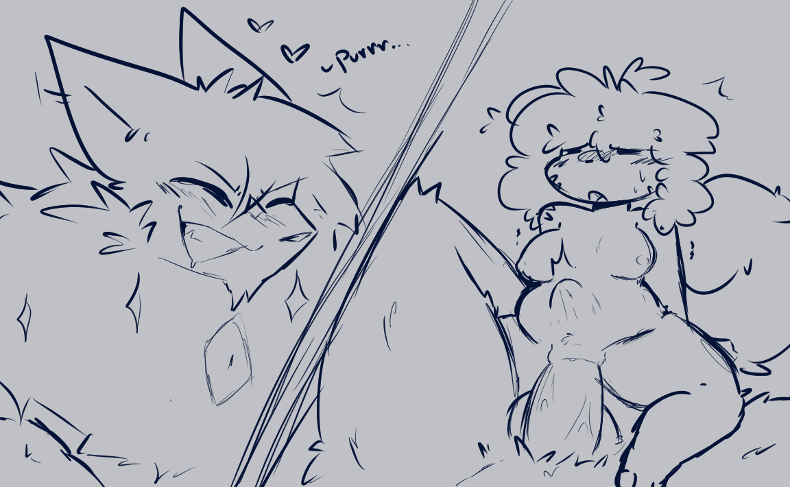 AfterDoodless's tweet photo. CW// Cumflation

Starting to get a bit more comfortable drawing NSFW of the doggy,,,,,,,,, https://t.co/kS3hVjLEzl