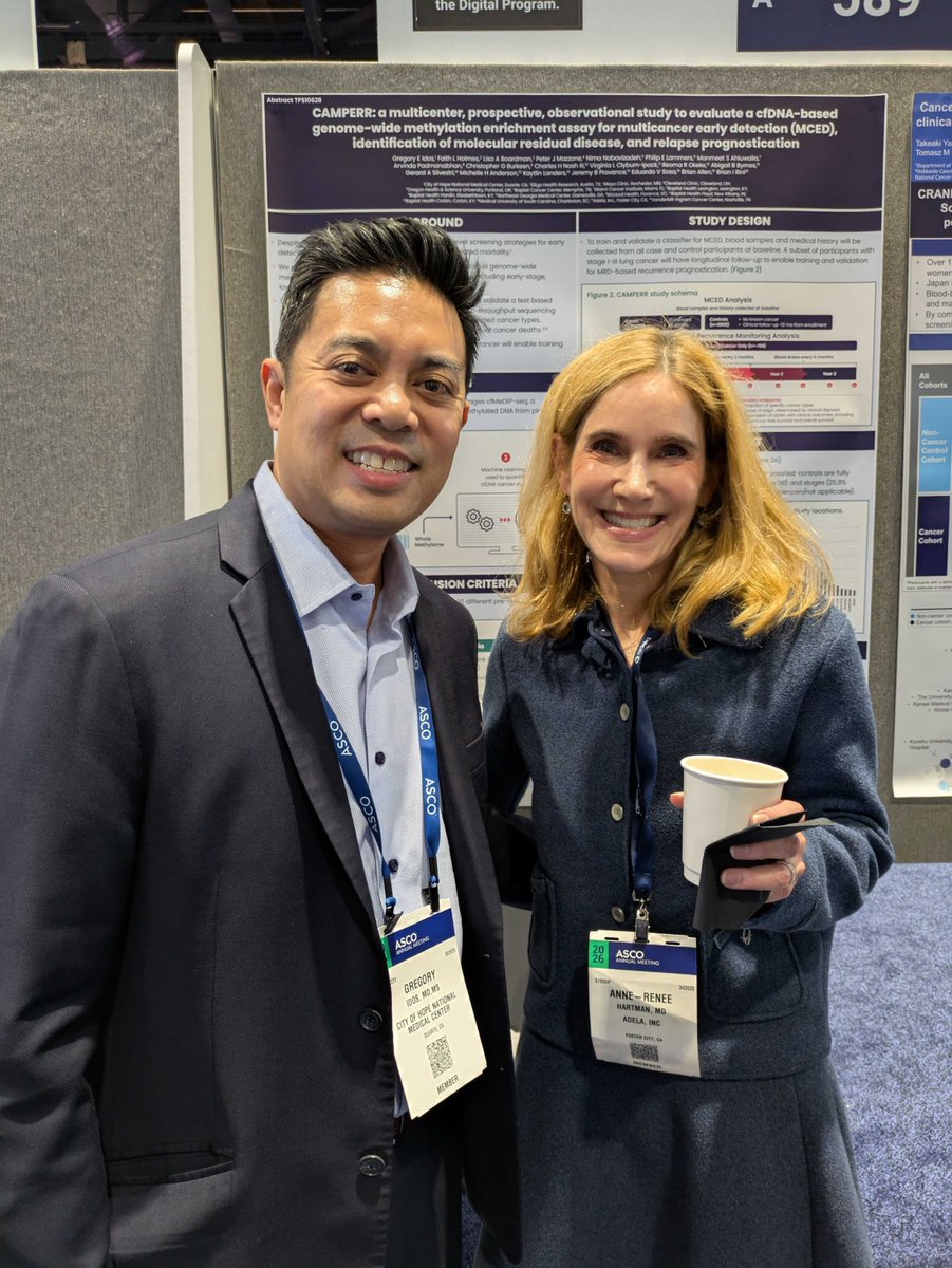 adela_bio's tweet photo. Proud to see our research being presented at #ASCO2026 as we continue our mission to transform cancer care through innovative blood-based testing.

We welcome the opportunity to connect with colleagues, collaborators, and new partners throughout #ASCO26.

#LiquidBiopsy #Adela https://t.co/Xn4V8tD3ZV