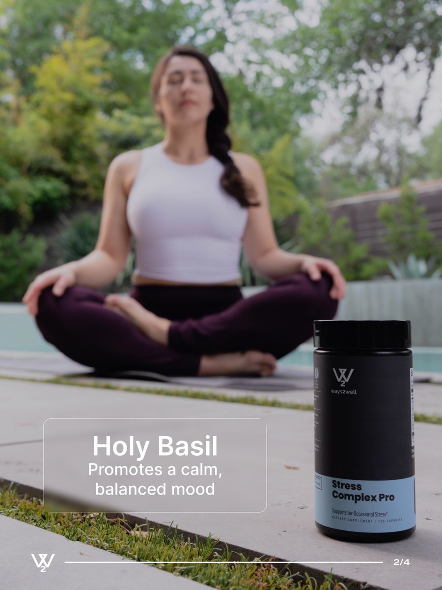 ways2wellX's tweet photo. Our Stress Complex Pro is a powerful blend of adaptogenic herbs designed to help your body maintain balance during everyday stress.

🧠 Rhodiola – Supports mental clarity and resilience
🌱 Holy Basil – Promotes a calm, balanced mood
😌 Ashwagandha – Helps maintain healthy cortisol levels
⚡ Maca – Contributes to sustained energy and vitality