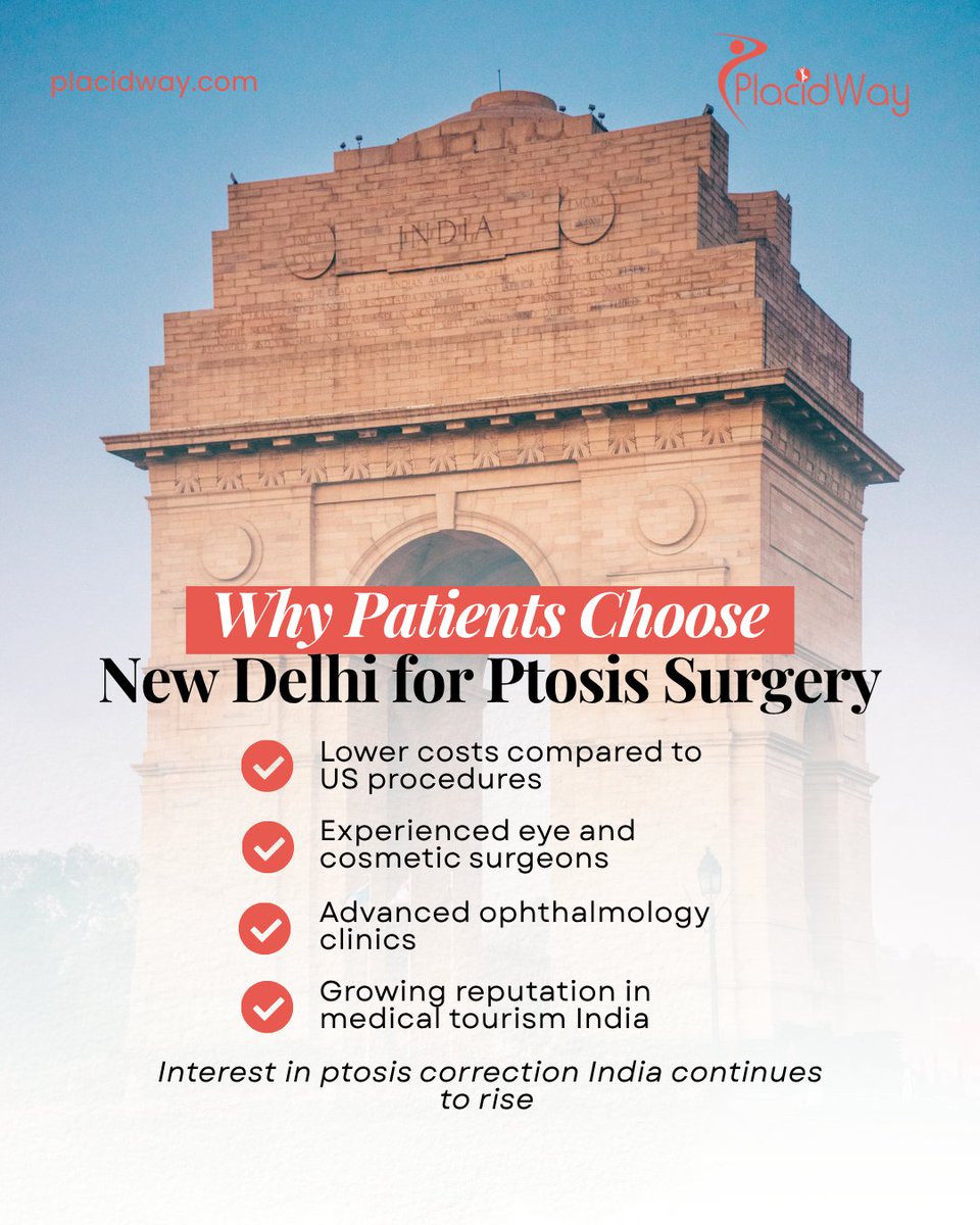 PlacidWay's tweet photo. The 2026 digital eye refresh trend is here. Tech professionals are flocking to India for advanced Ptosis Correction in New Delhi, combining elite eye care with affordability.

Read more: https://t.co/BjochSOHUH

#PtosisCorrection #NewDelhi #TechLife #PlacidWay https://t.co/gQtcdpRHkx