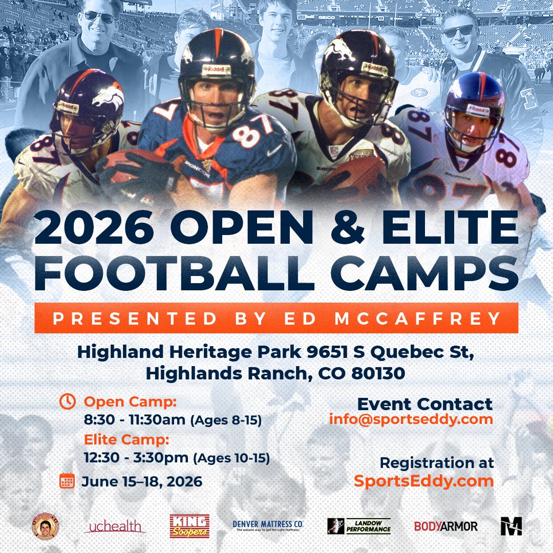 McCaffreyBrands's tweet photo. The greatest players weren't built overnight. @87ed and friends are bringing the blueprint to Highlands Ranch in a few weeks.

Training, mentorship, and the kind of coaching that sticks with you long after the whistle blows.

🗓 June 15-18
Register at https://t.co/7rE33auJ3X https://t.co/vmCDyGxFQc