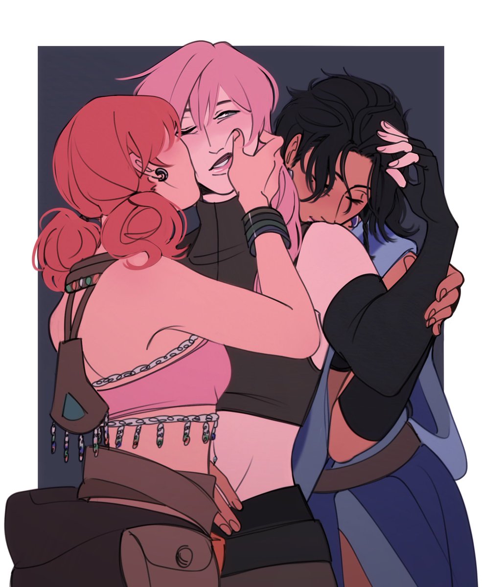 multiakimo's tweet photo. Just in time for pride month amirite 

#ff13 #lightfanille https://t.co/aIp4R9j1JN