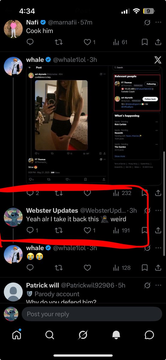 WebsterUpdate's tweet photo. @Webster1x @marnafii I didn’t know 😭 https://t.co/46RbPtapJn