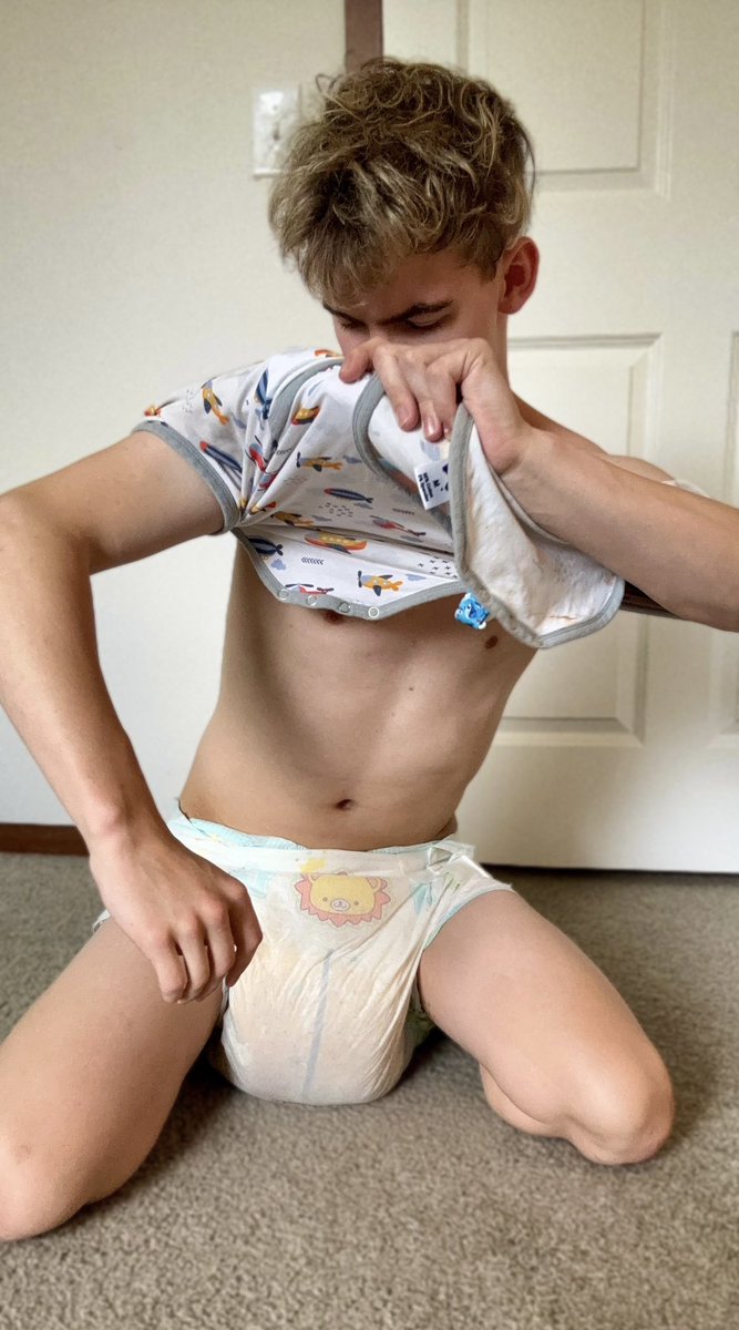 Little_Tore's tweet photo. Baby problems: Sometimes when I take my onesie off I forget to spit out my paci, but it’s clipped in so I get tangled up and fall over! https://t.co/WI7XGNqg7n