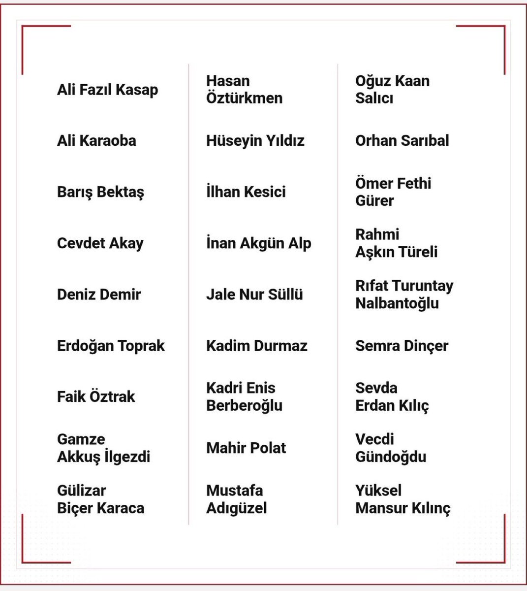 mediattick's tweet photo. CHP'de olağanüstü kurultay çağrısı için imza vermeyen milletvekilleri https://t.co/TQNePqEldk