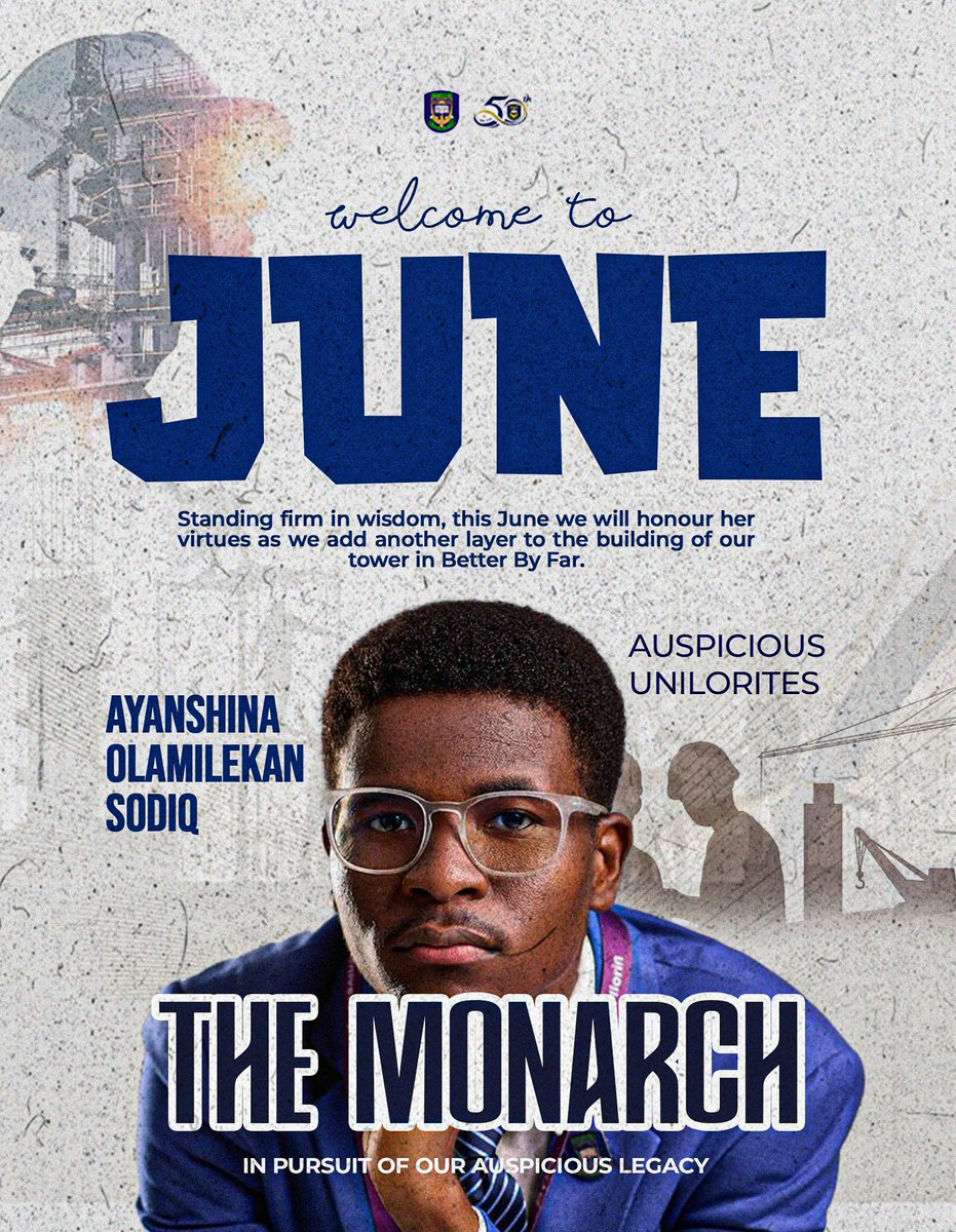 Iam_TheMonarch's tweet photo. A new month. Another opportunity to build, to serve, and to leave things better than we met them.

May June bring progress to our dreams, renew our strength in our pursuits, and success as reward to our labours.

Happy New Month, Auspicious Unilorites. https://t.co/ah3QGSa3LF