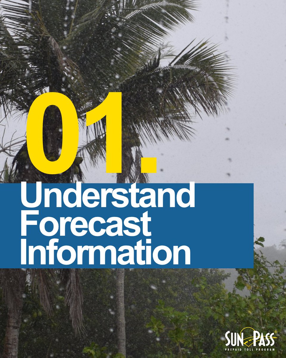 SunPass_FDOT's tweet photo. Hurricane season is here. 🌀To stay prepared: know your evacuation routes, build your emergency kit, and stay informed. Visit https://t.co/144lc89YKb for safety tips and resources.
 #FloridaTravel #SunPass #Hurricaneseason https://t.co/0tonOugu8I