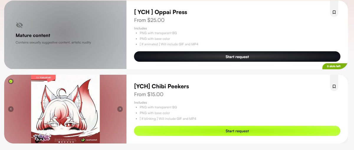 NanaFromHell's tweet photo. Current services OPEN on my VGen. Please note that the prices already include any use of the art for monetization. I will only charge extra fees if the art will be printed/ produced into physical merch. https://t.co/GNlnIJDyJP