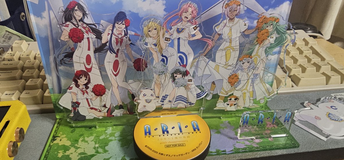 【会場限定】アリア社長　ボイス付き　アクリルスタンド　aria 劇場　映画 おはようございます。 今日もARIA The CONCERT 2025 の特典で会場限定