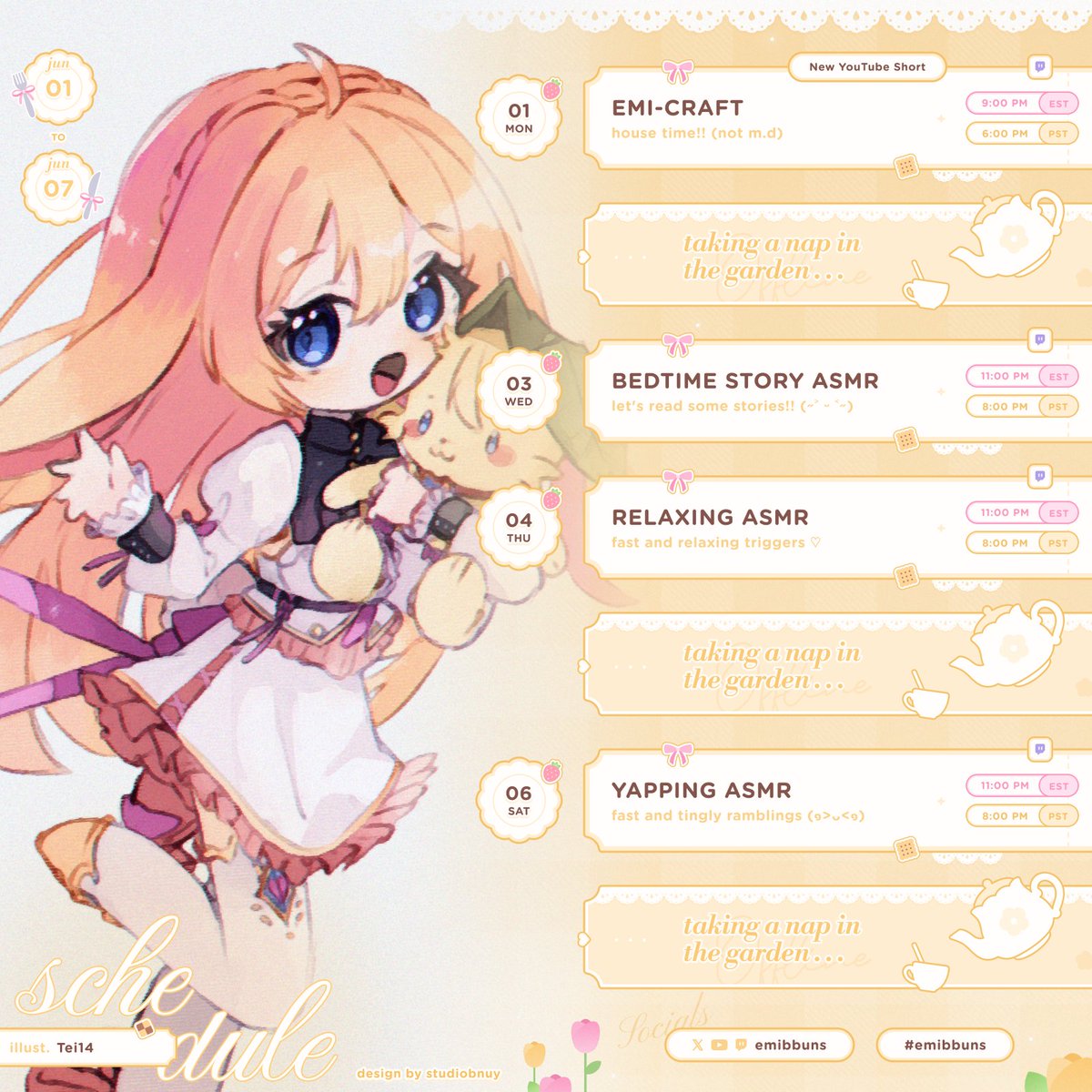 emibbuns's tweet photo. 🌷 JUN 01 - JUN 07 🌷

EMI-CRAFT is back!! Let's explore :3 

art ✦ #emibrushes https://t.co/jAEJBZkrYz