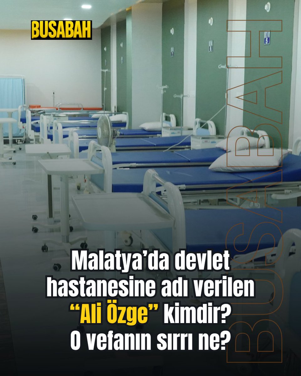 busabahgazete's tweet photo. Malatya’nın Arapgir ilçesinde her gün binlerce kişiye şifa dağıtan Arapgir Ali Özge Devlet Hastanesi'nin tabelasındaki o ismin arkasında nasıl bir hikaye yatıyor?
#arapgir #aliözge #devlethastanesi
https://t.co/fa0iGPeKGi https://t.co/kS08W7Gr5W