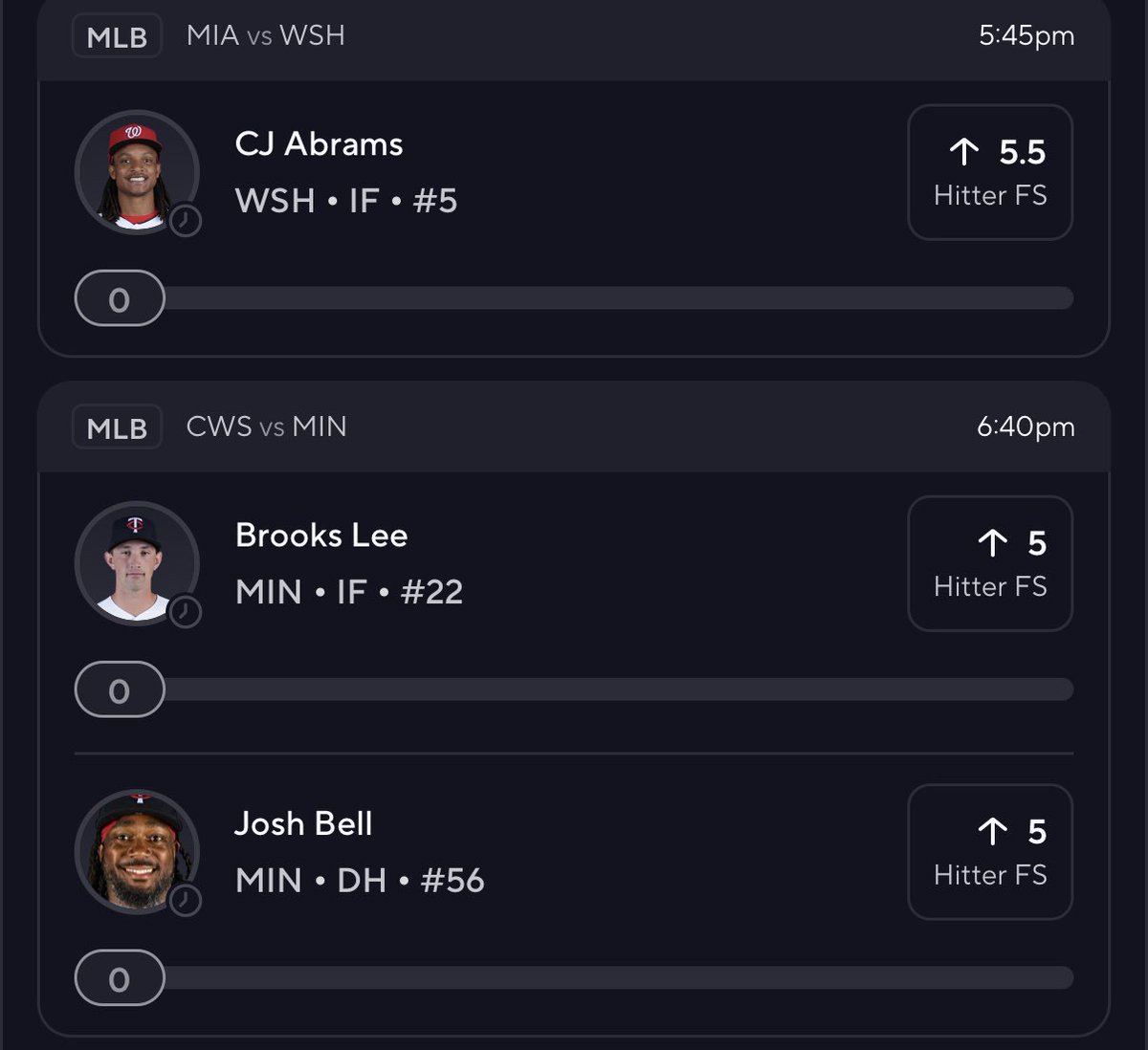 CushPlayerProps's tweet photo. MLB 6X w/@PotdPrizepicks ⚾️

Reply “🚀” for a chance to win $50 when we bang! https://t.co/ngmgubkqeO