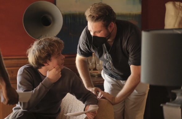 bkmovie's tweet photo. You asked, we listened. Charlie Heaton and Billy Knight’s director Alec Griffen Roth behind the scenes 🎥 
link in bio to find showings near you https://t.co/xrgE82h1bl