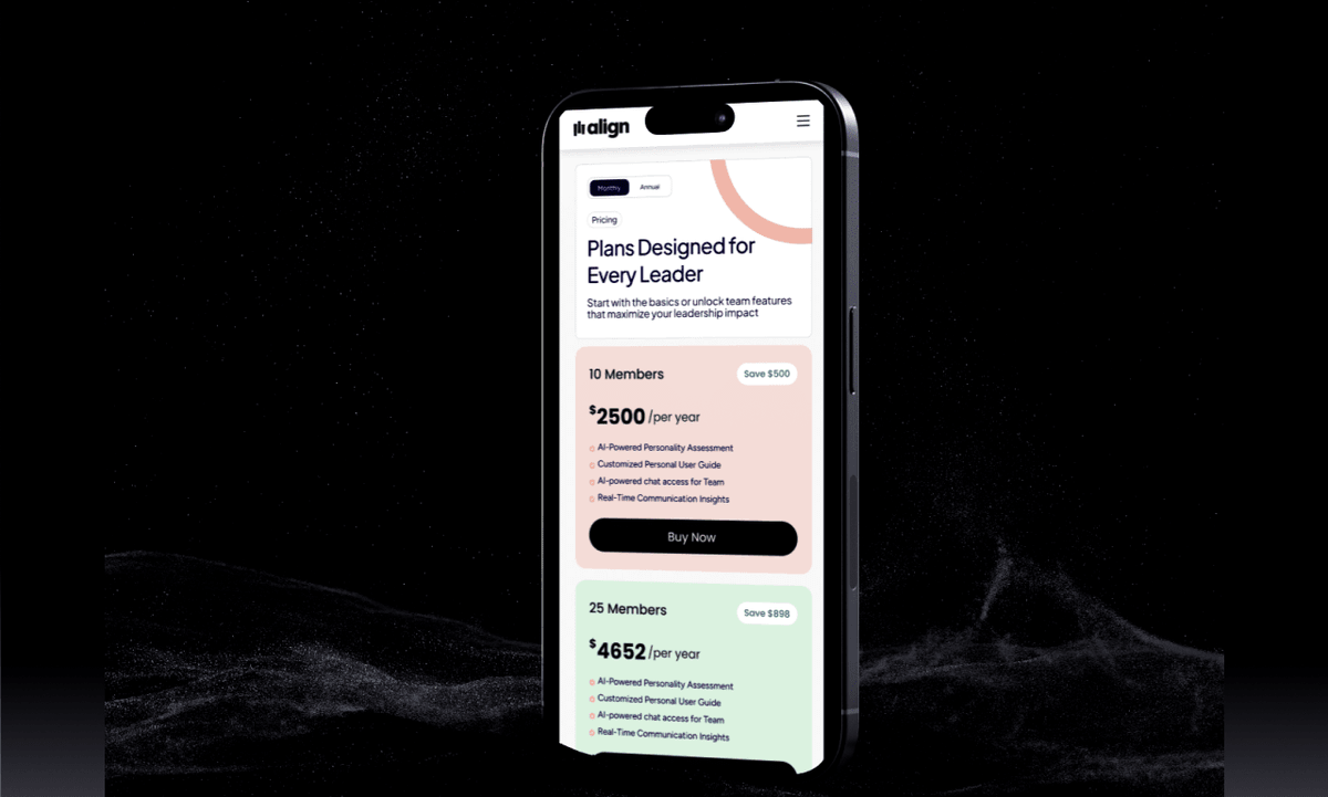 williamdev1's tweet photo. SaaS Landing Page: Align 💻📈Designed for B2B platforms. Focused on bold typography, clean data visual elements, and clear value props to drive user sign-ups.Founders, how well does your site explain your product? 👇 https://t.co/QP63gKOaHK