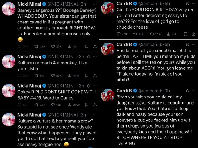 Female Hiphop stars tweet media